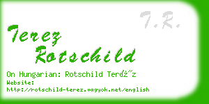 terez rotschild business card